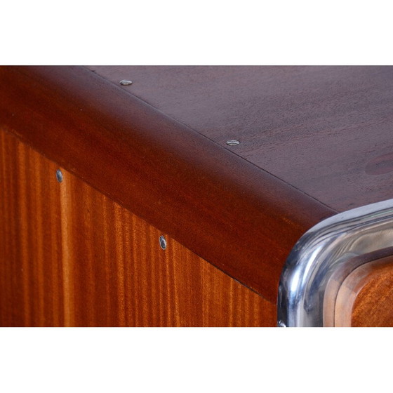 Image 1 of Vintage Bauhaus beuken kast van Robert Slezák voor Slezak Fabrieken, Tsjecho-Slowakije 1930