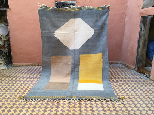 Kelim Boujaad Berber Vloerkleed 302 X 190 Cm