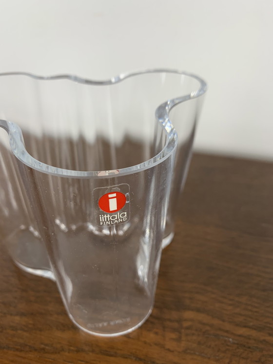 Image 1 of Alvar Aalto vaas, Iittala, Transparant 95Mm