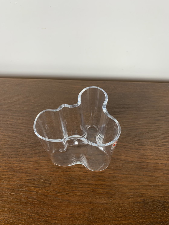 Image 1 of Alvar Aalto vaas, Iittala, Transparant 95Mm