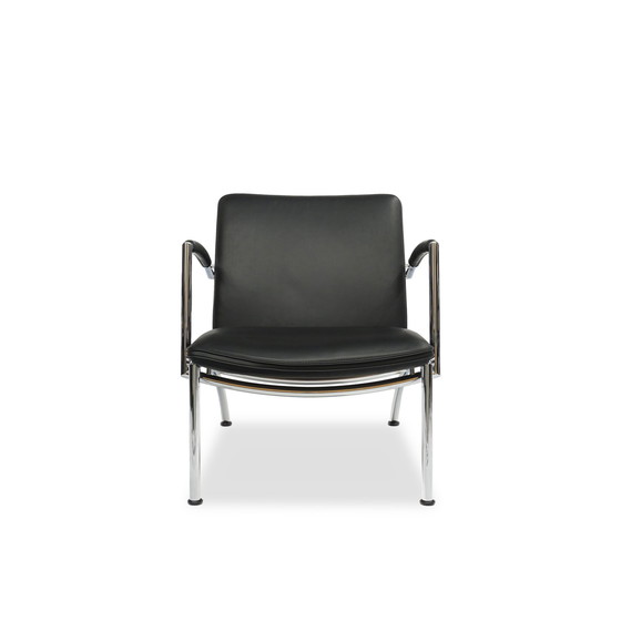 Image 1 of Cor Pando leren fauteuil zwart | Peter Maly