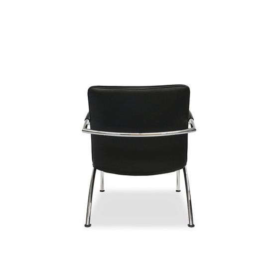 Image 1 of Cor Pando leren fauteuil zwart | Peter Maly