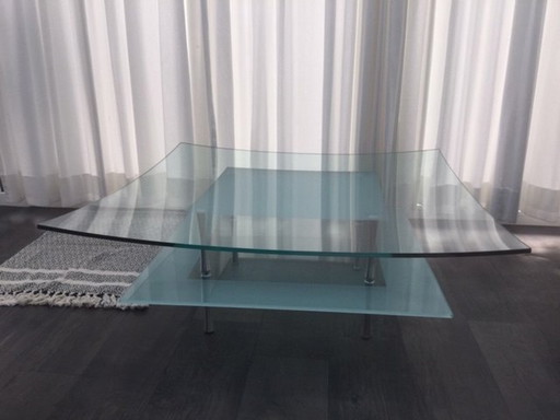 Glazen salontafel