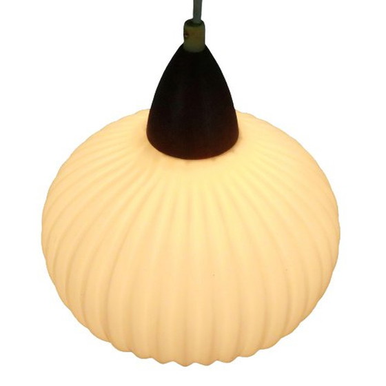 Image 1 of Melkglazen lamp 'Luchtbel'
