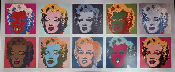 Image 1 of Marilyn Monroe-Tableau: "Ten Marilyns, 1967".