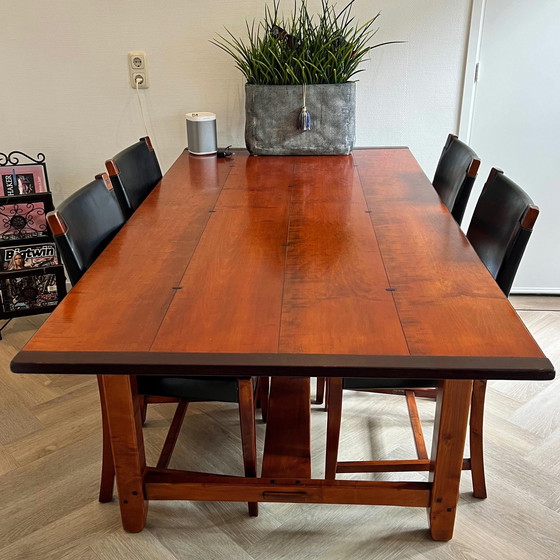 Image 1 of Schuitema Shaker eetkamertafel met 6 stoelen