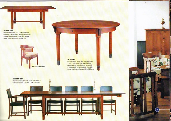 Image 1 of Schuitema Shaker eetkamertafel met 6 stoelen