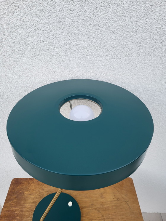 Image 1 of Vintage Louis Kalff Bureaulamp, Model Romeo, Jaren1960, Groen, Nederland