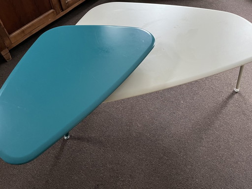 Leolux Tilio Salontafel Blauw-Wit