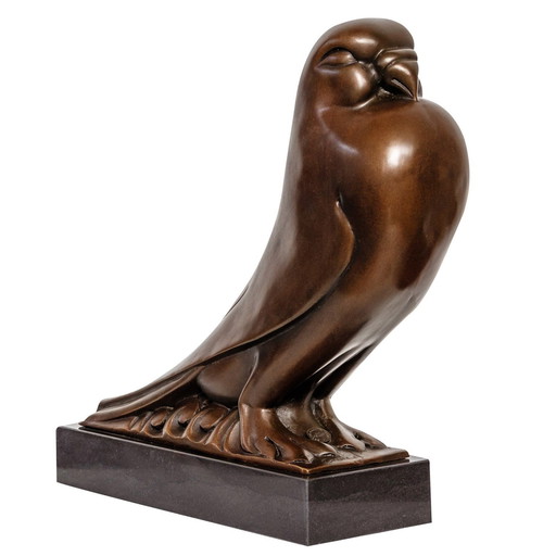 Bronzen Art Deco Altorf Duif Beeld