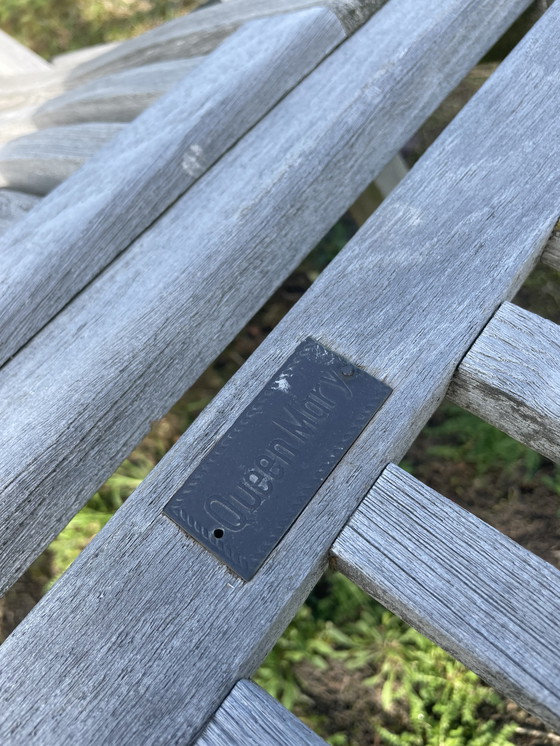 Image 1 of 2x Teakhouten deckchairs merk queen mary