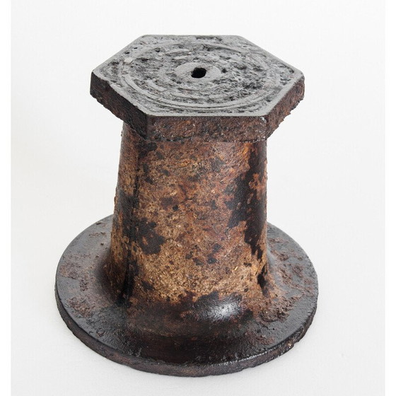 Image 1 of Paar vintage gietijzeren industriële mallen, Frankrijk 1940-1950