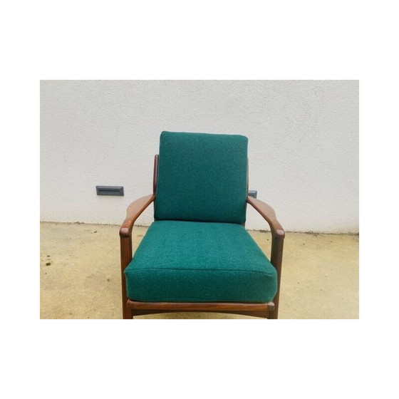 Image 1 of Vintage bankstel en paar fauteuils Toothill 1960