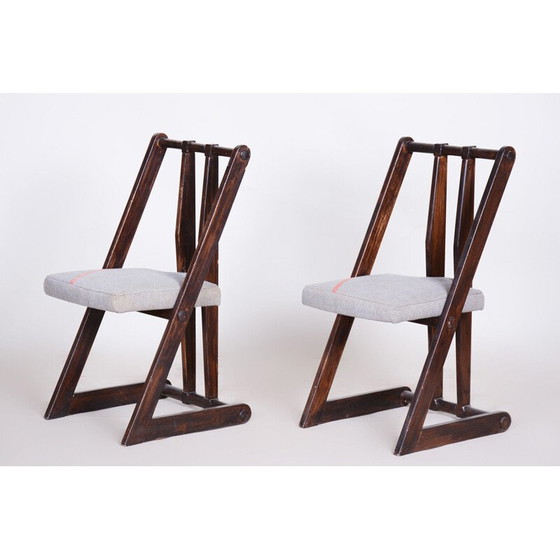 Image 1 of Paar Art Deco vintage fauteuils, jaren 1940