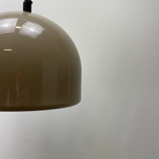 Staf Leuchten Hanglamp - Bruin plexiglas - 1970