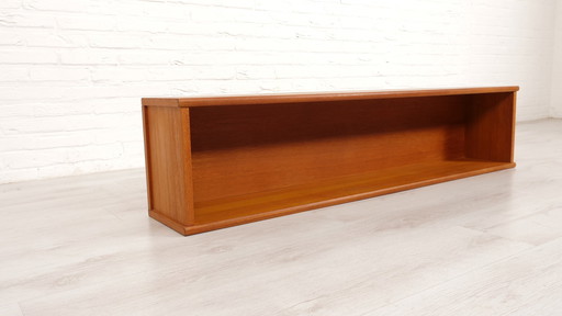 Vintage Wandplank | Boekenplank | Teak | 142 cm