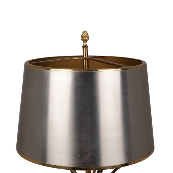 Image 1 of Vintage bronzen "riet" lamp van Maison Charles, 1970