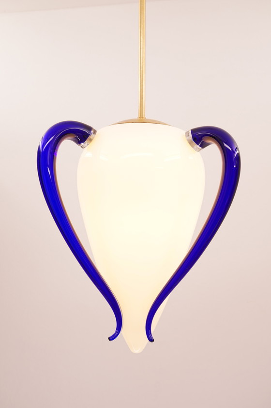 Image 1 of Plafondlamp Barovier & Toso van Murano glas door Marco Mencacci