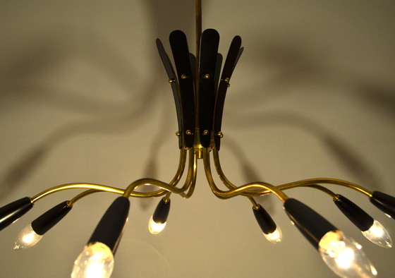 Image 1 of Italiaanse Sputnik Spider Lamp