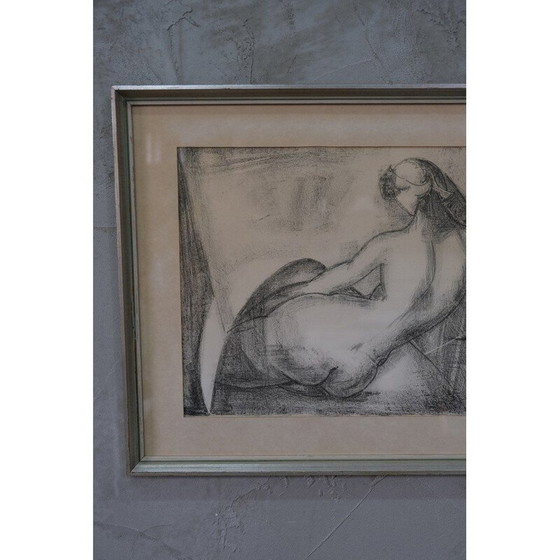 Image 1 of Moderne vintage litho van Georges Lambert, 1960