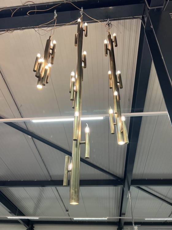 Image 1 of 3 Brand van Egmond Shiro Hanglampen Brass Finish