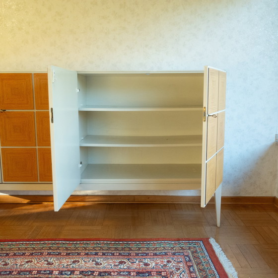 Image 1 of Dressoir van Musterring, vierkante panelen, jaren 1960