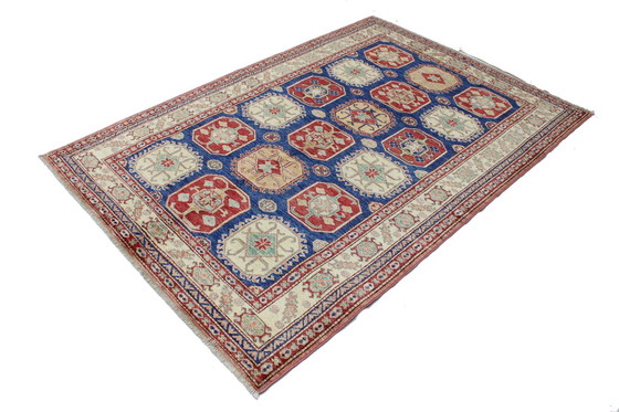 Image 1 of Origineel handgeknoopt Kazak Diyar tapijt 215 X 146 Cm Topconditie