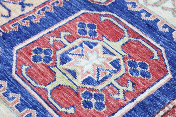 Image 1 of Origineel handgeknoopt Kazak Diyar tapijt 215 X 146 Cm Topconditie