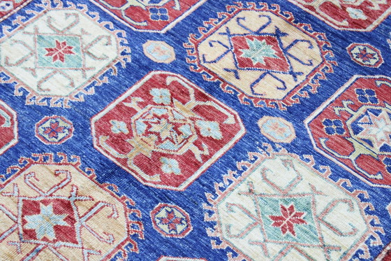 Image 1 of Origineel handgeknoopt Kazak Diyar tapijt 215 X 146 Cm Topconditie