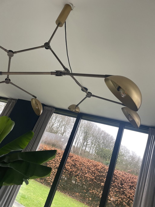 101 Copenhagen Drop Chandelier Brass