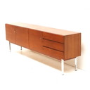 Groot vintage palissander dressoir gemaakt in de jaren '60