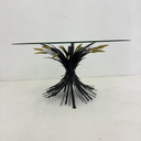 Salontafel Tarweschede Zwart Met Goud , 1970S