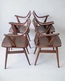 4x Groot Landeweer eetkamerstoelen