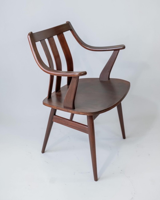 Image 1 of 4x Groot Landeweer eetkamerstoelen