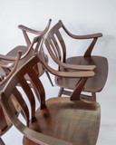 4x Groot Landeweer eetkamerstoelen