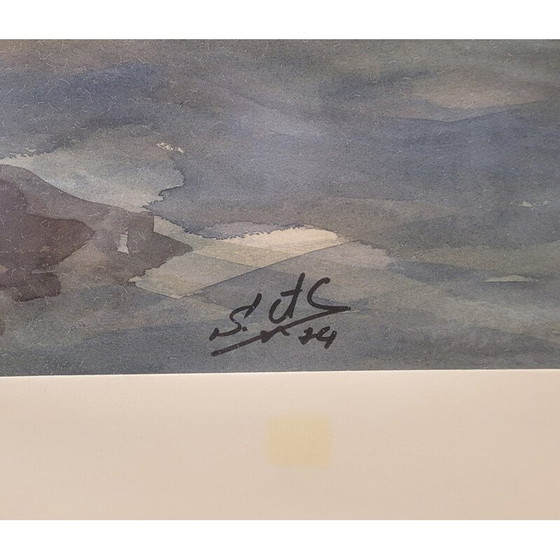 Image 1 of Aquarel van Salvador Gutiérrez de la Concha, 1974