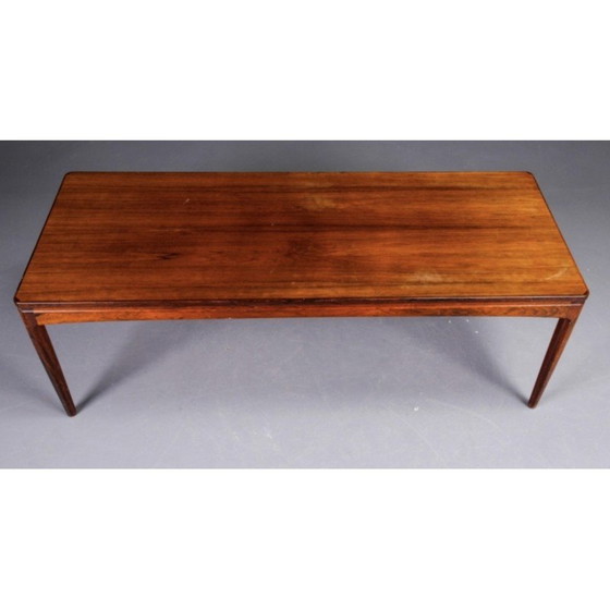 Vintage palissander en zwart formica salontafel door Ole Wanscher voor Frandsen et fils, Denemarken 1960 (photo 5 of 5)