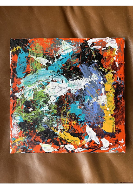 Abstracte acryl