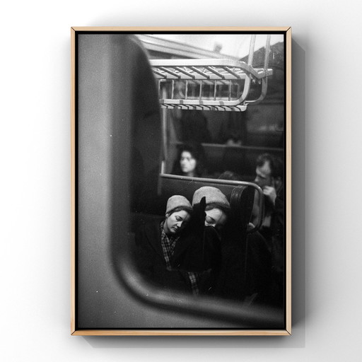 Fine Art Print – Pendelaar In De Trein (1963) 