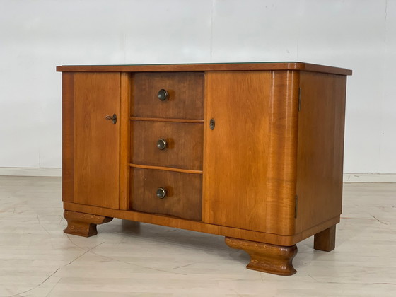 Image 1 of Mid Century ladekast dressoir kledingkast ladekast vintage