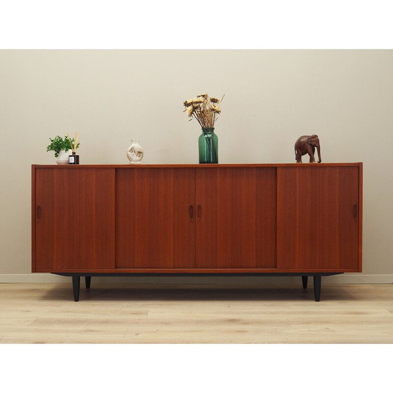 Image 1 of Vintage teakhouten dressoir, Denemarken 1970