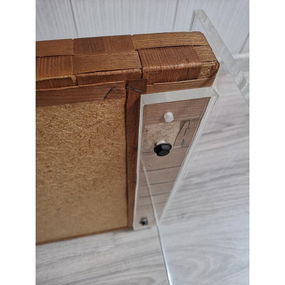 Image 1 of Vintage mobiele plexiglas salontafel, 1980