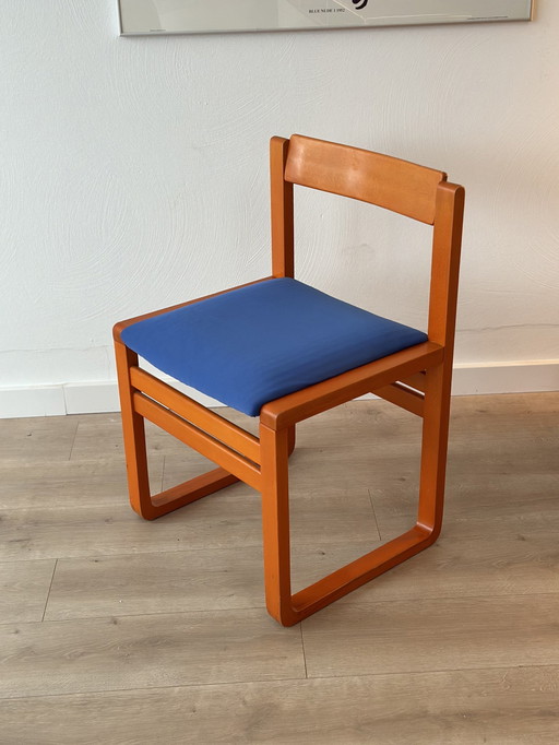 Set Van 4 Vintage Eetkamerstoelen