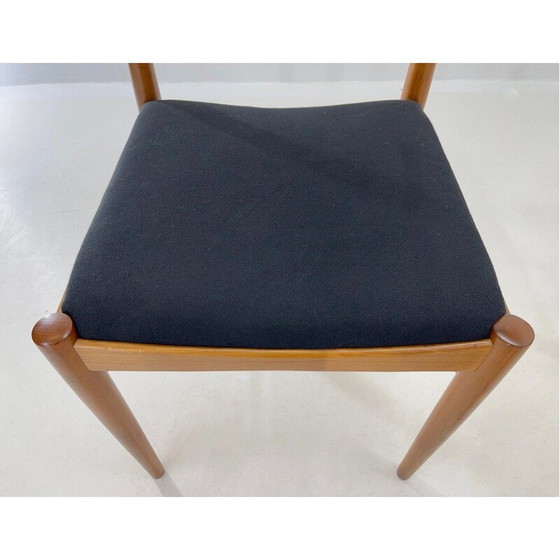 Image 1 of Set van 4 vintage Deense eetkamerstoelen, jaren 1960