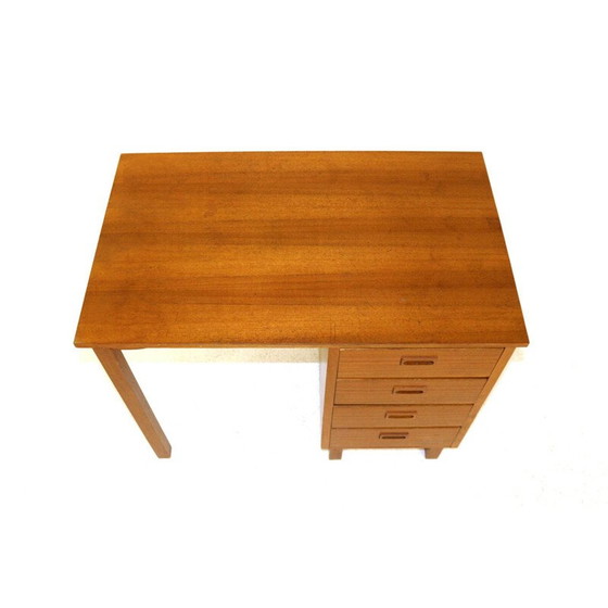 Image 1 of Vintage bureau van teak en beuken, Zweden 1960