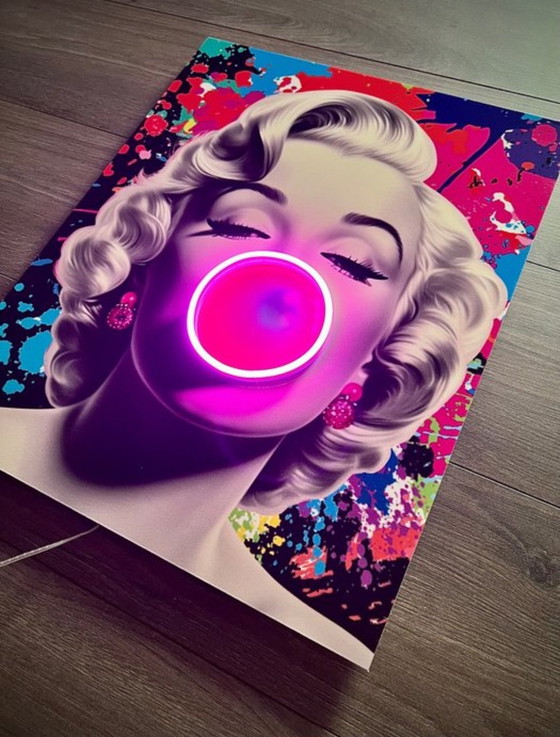 Image 1 of Led Lamp Marilyn Monroe