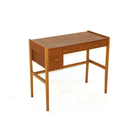 Image 1 of Vintage Zweedse teakhouten consoletafel 1960