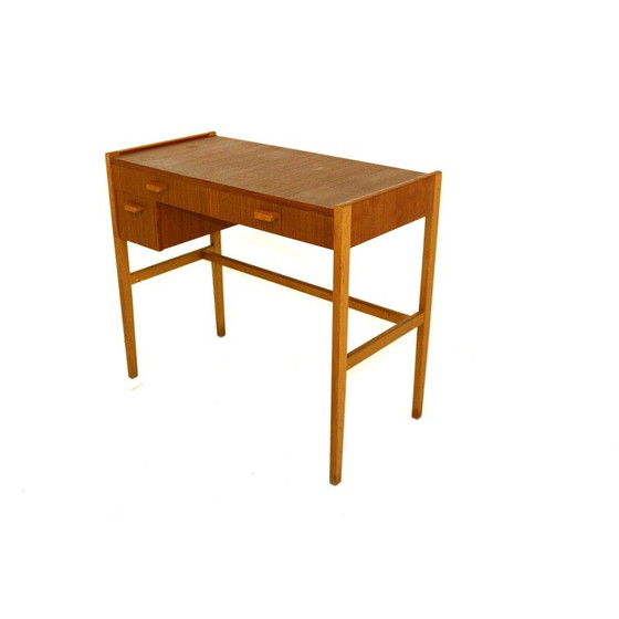 Image 1 of Vintage Zweedse teakhouten consoletafel 1960