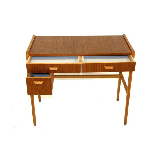 Image 1 of Vintage Zweedse teakhouten consoletafel 1960