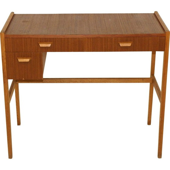 Image 1 of Vintage Zweedse teakhouten consoletafel 1960